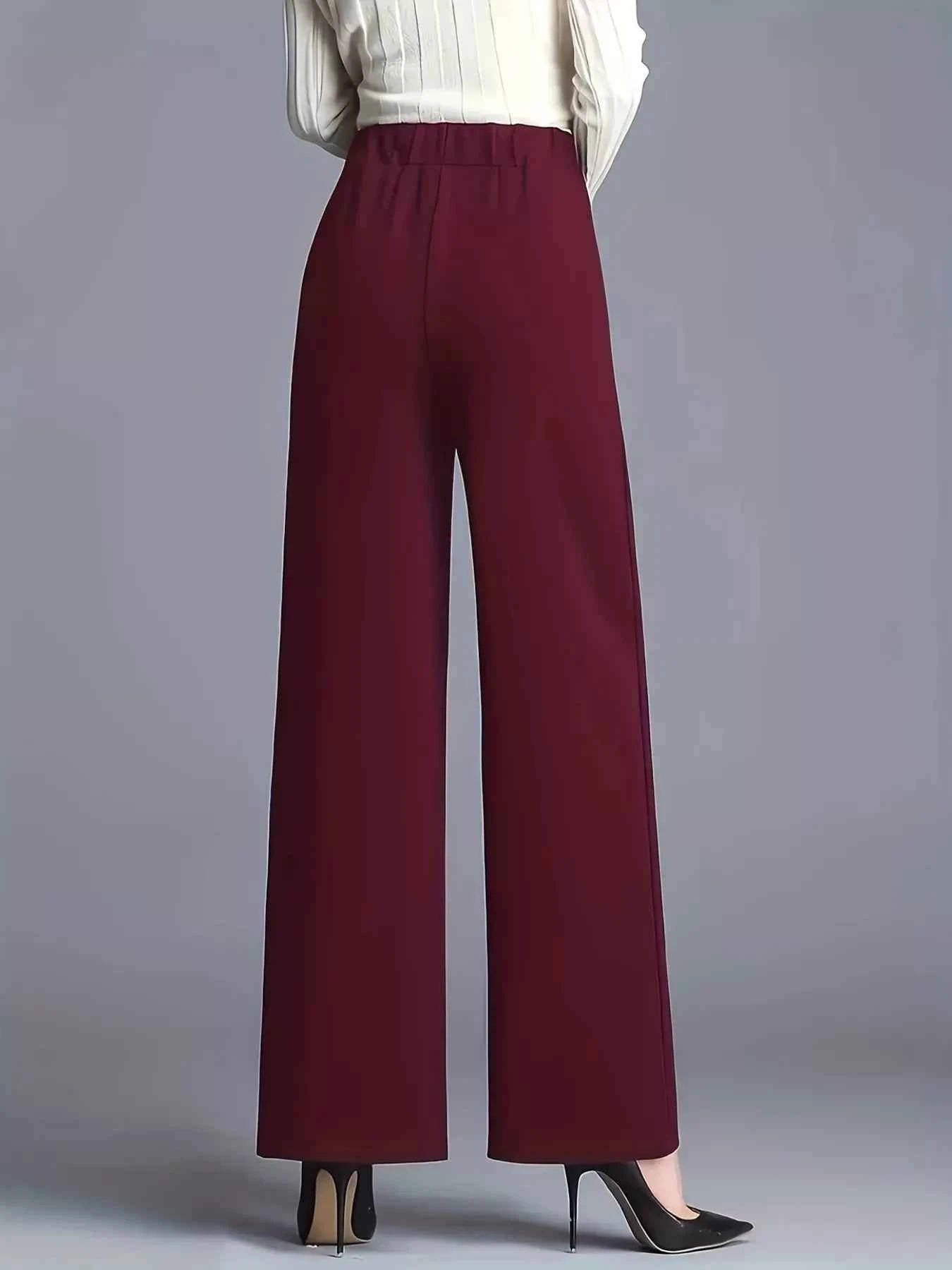 High-Waisted Wide Leg Pants