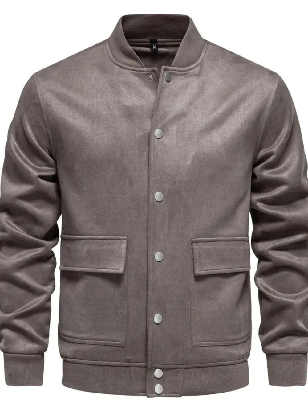 Men's Baseball Collar Snap Down Jacket.