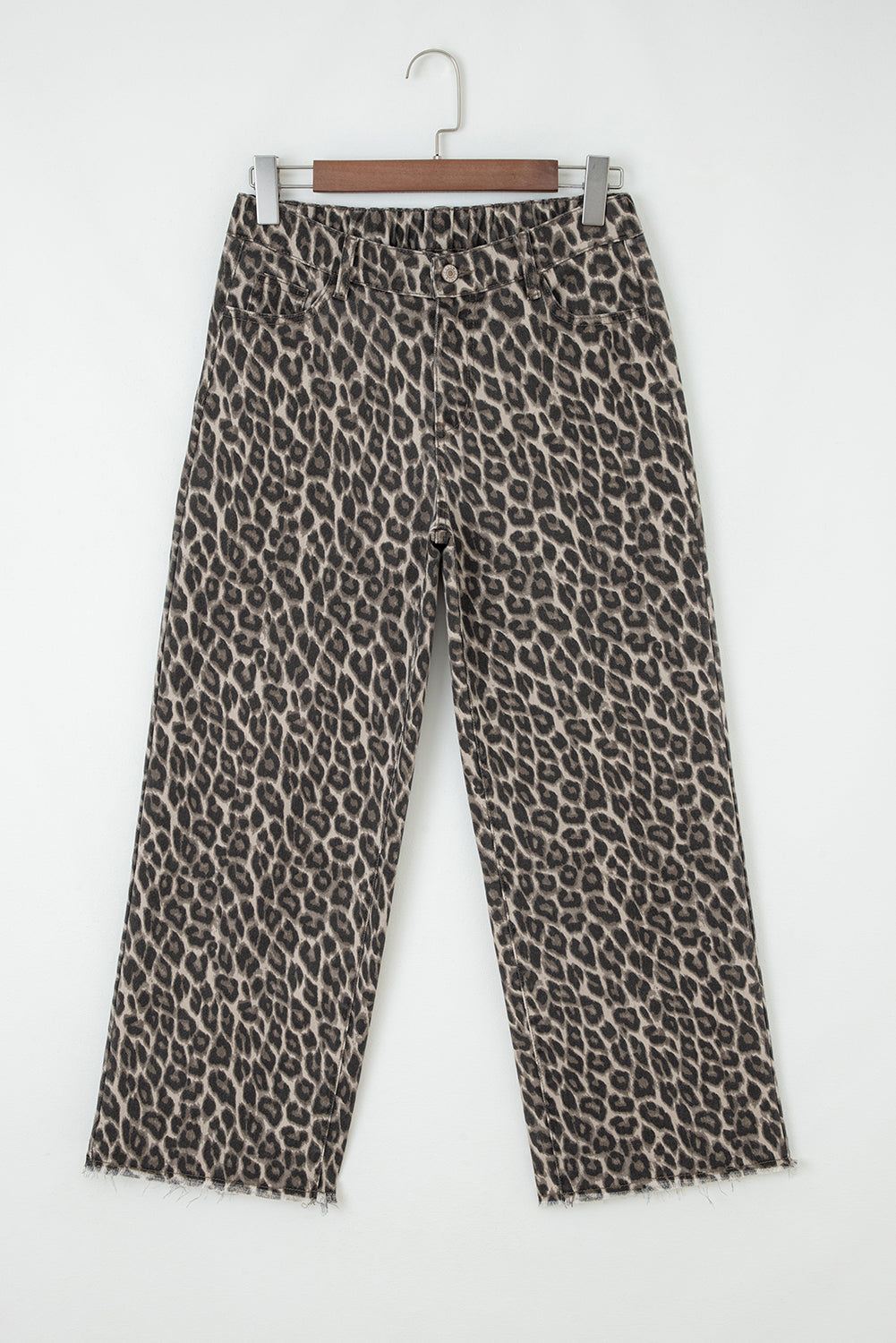 Yellow Leopard Straight Loose Leg Jeans Dear-Lover Dropshipping