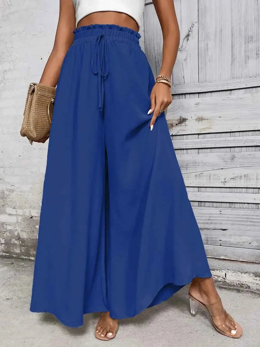 High Waist Wide Leg Pants.