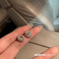 S925 Silver Pearl Stud Earrings Women Luxury Elegant Simple Design Versatile Fashion Jewelry