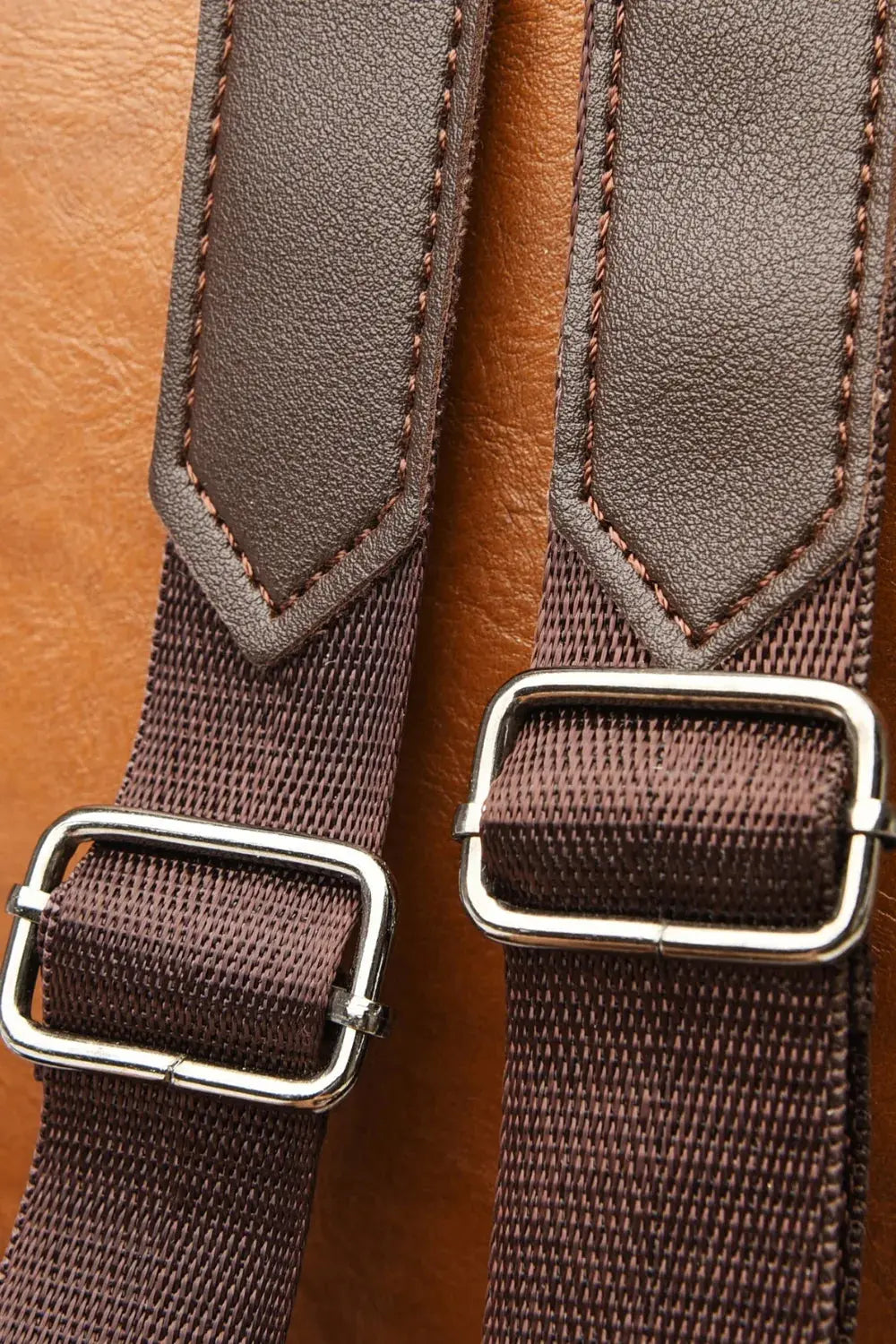 PU Leather Backpack Bag.