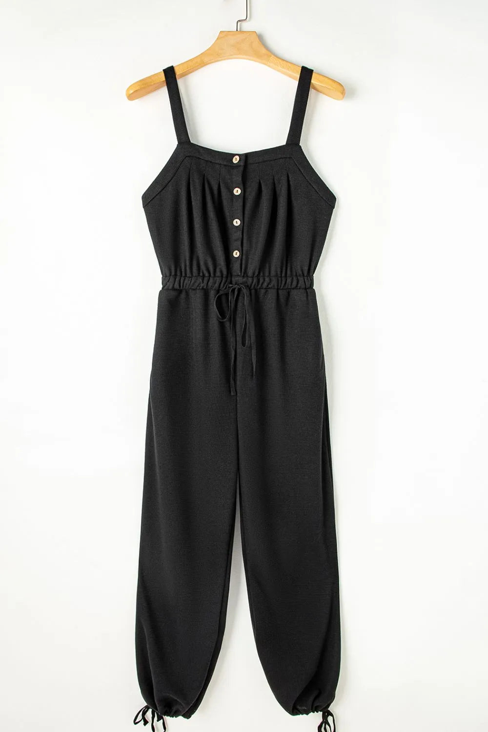 Straps Button Jumpsuit.