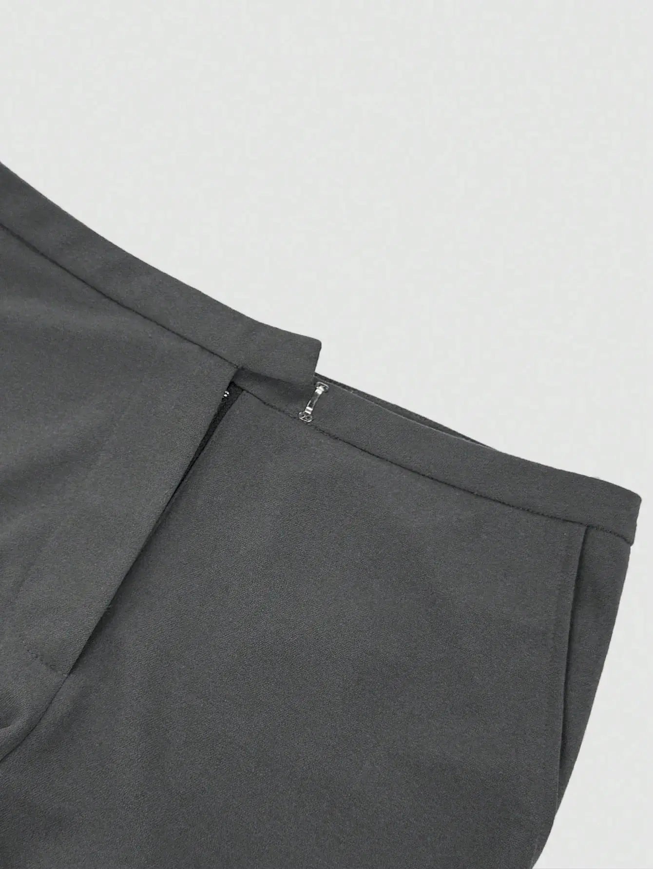 High Waist Flare Leg Trousers.