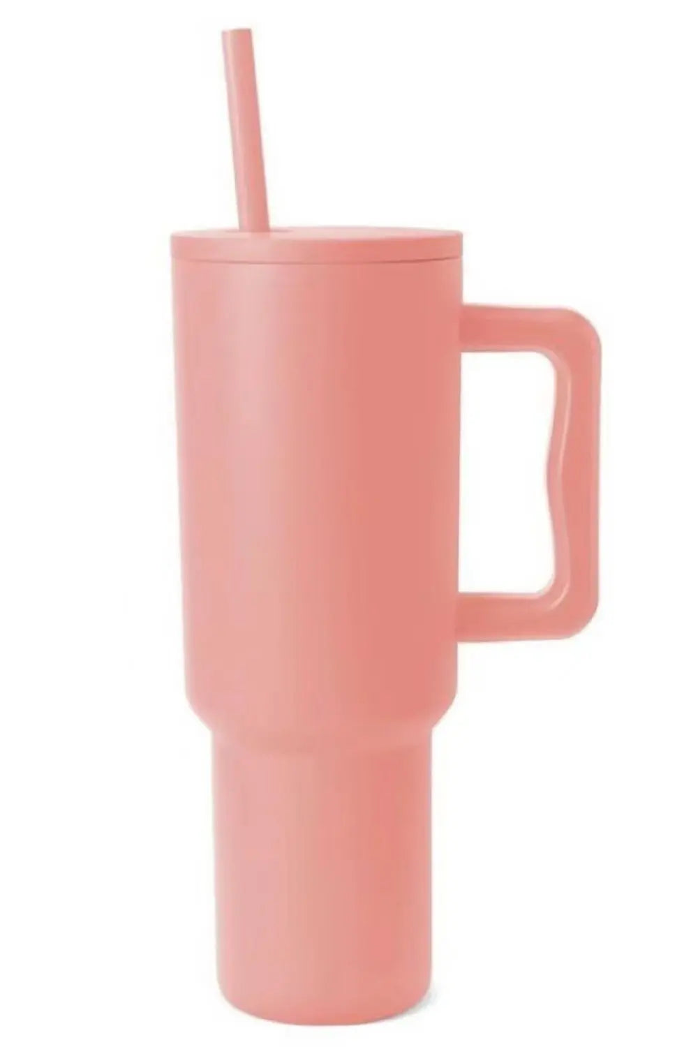 Stainless Steel Tumbler with Matching Straw.