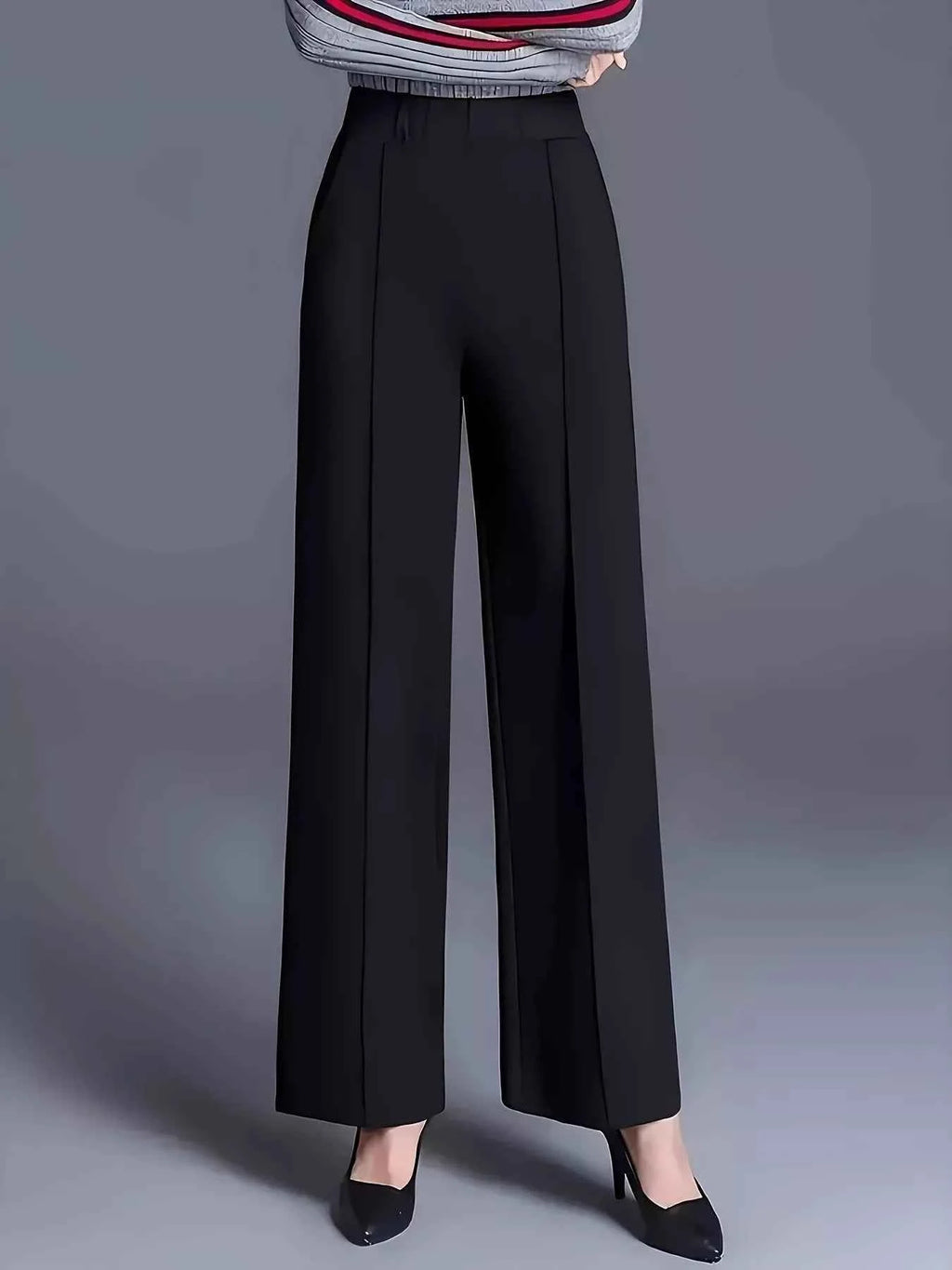 High-Waisted Wide Leg Pants
