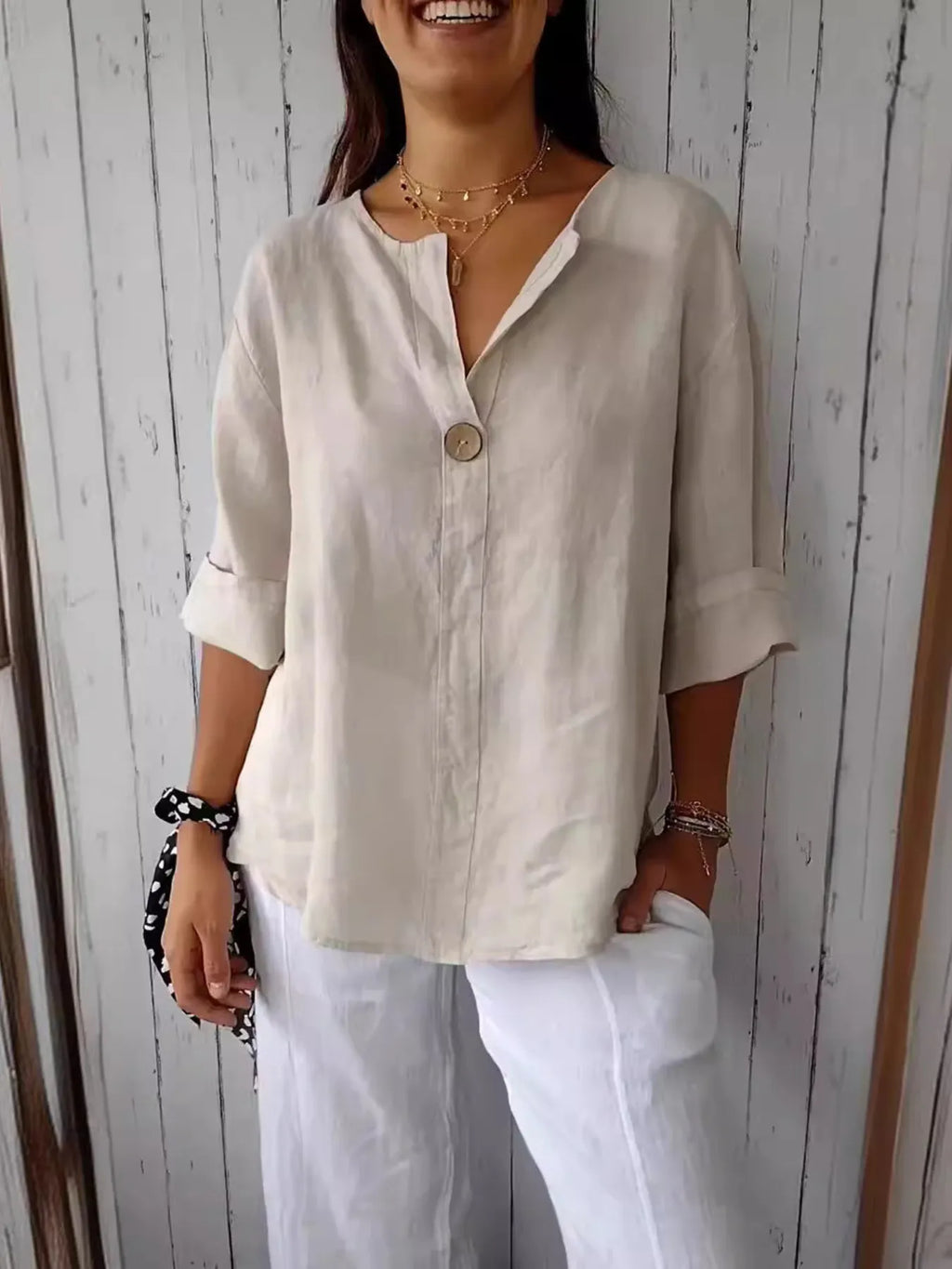 Women Blouse plus size.