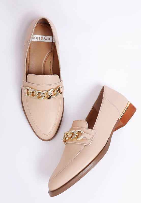 POLA Leather Horsebit Loafers
