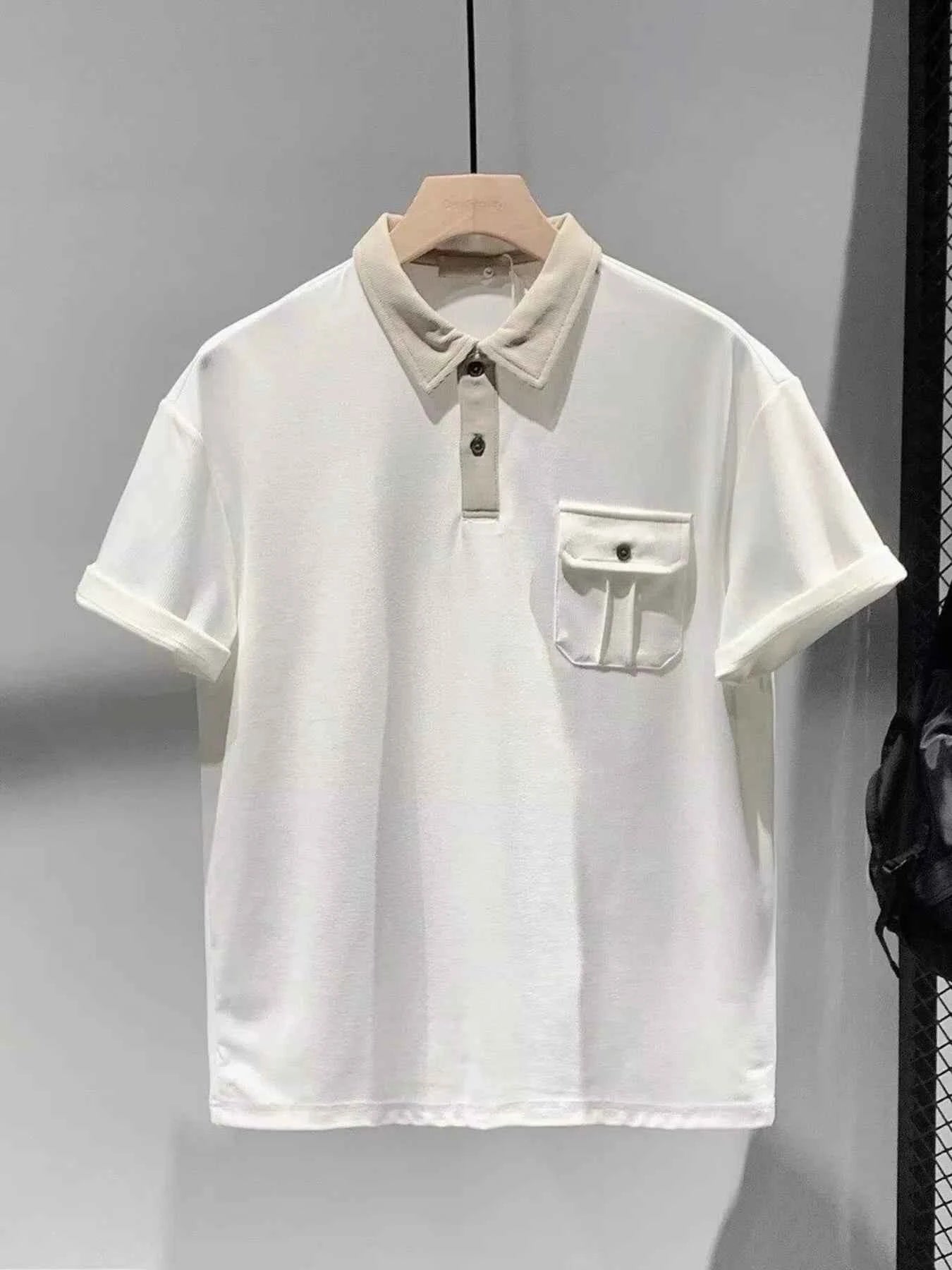 Men's Button Detail Short Sleeve Polo